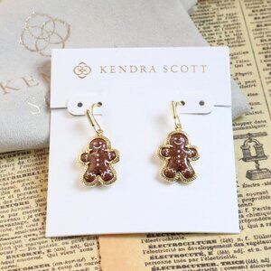 Kendra Scott Gold Drop Earrings - Gingerbread